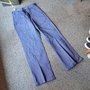 90's スイス軍 デニムワークパンツ used [403016]