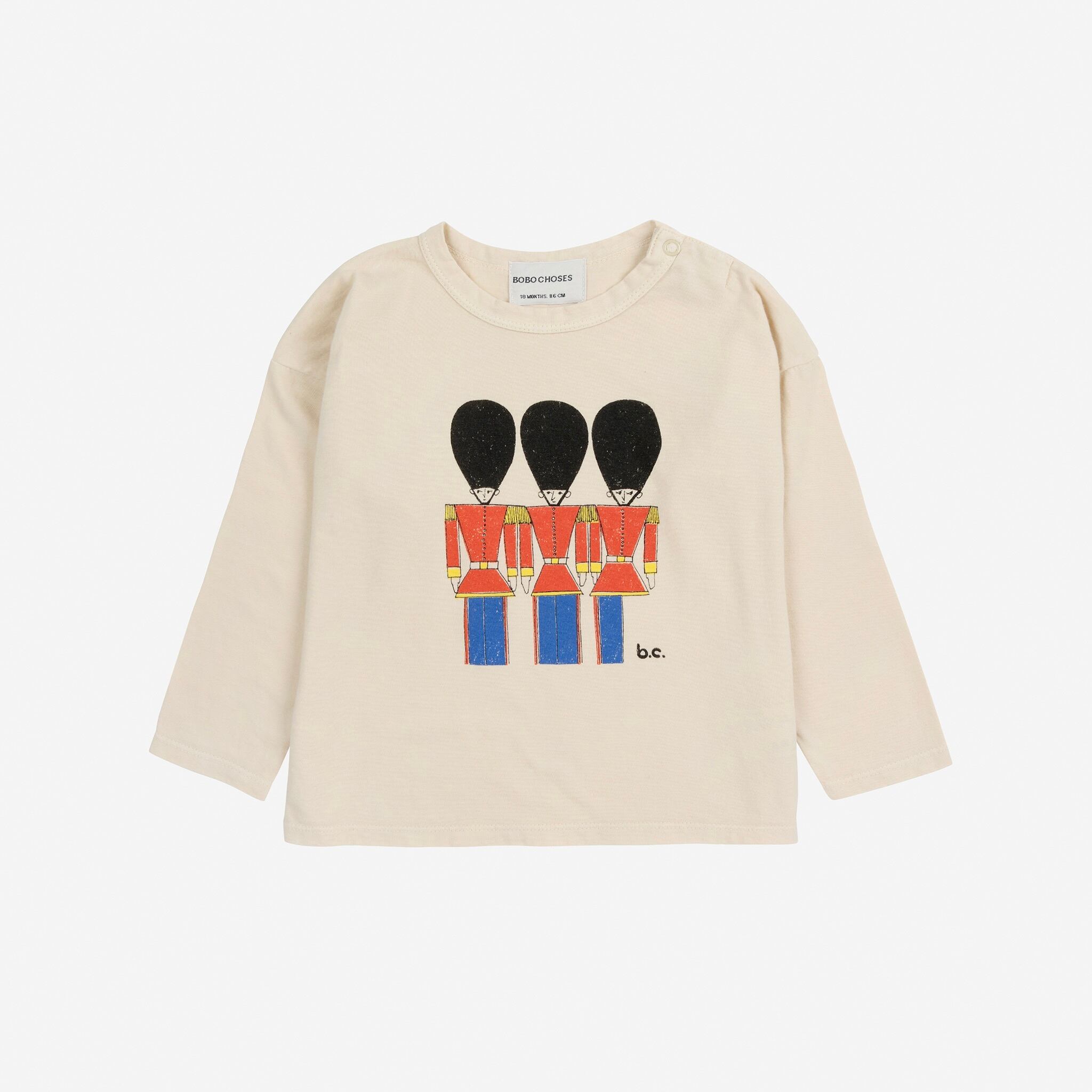 《BOBO CHOSES 2024AW》Little Tin Soldiers T-shirt / 12-24M