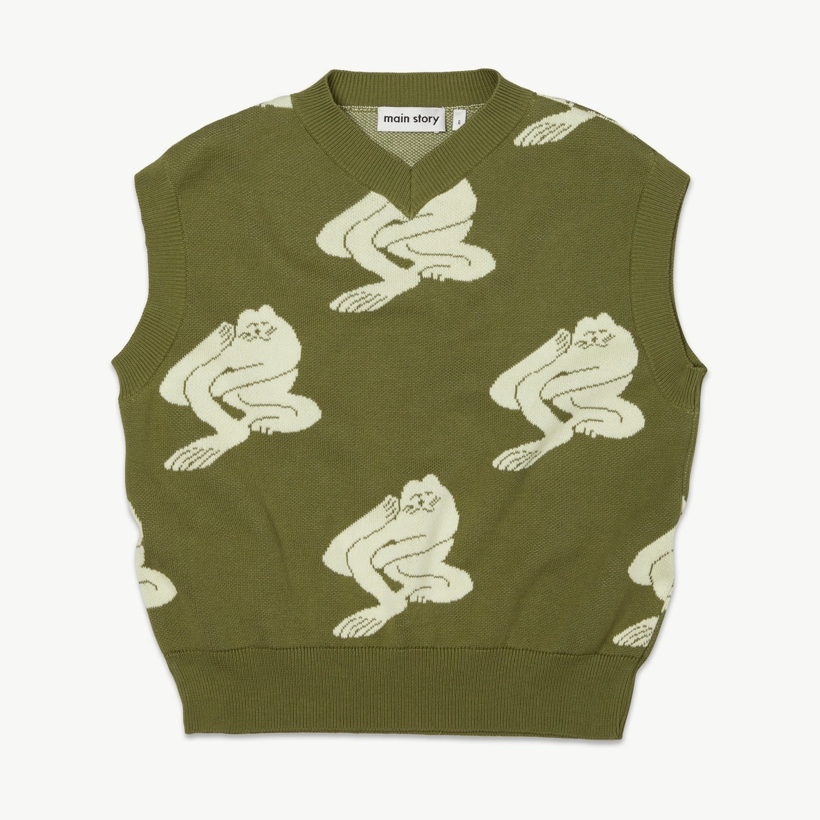 《main story 2024SS》Knit Tank / Sage & Lemongrass