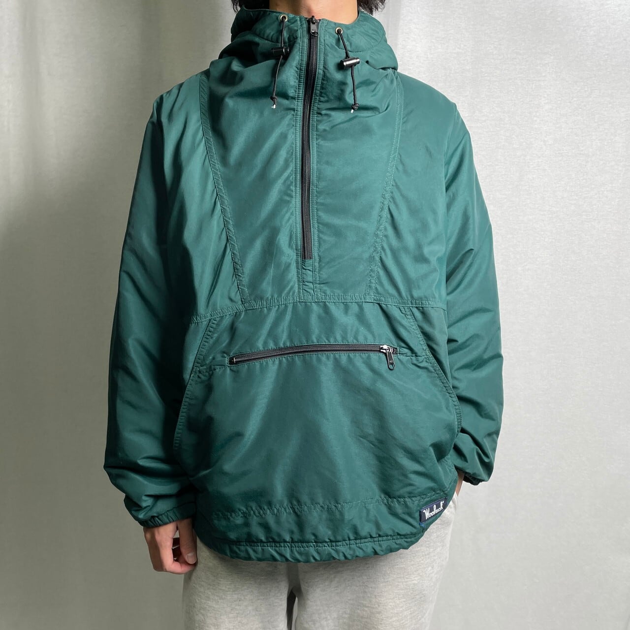 80年代 WOOLRICH ウールリッチ アノラックパーカー 中綿入り 
