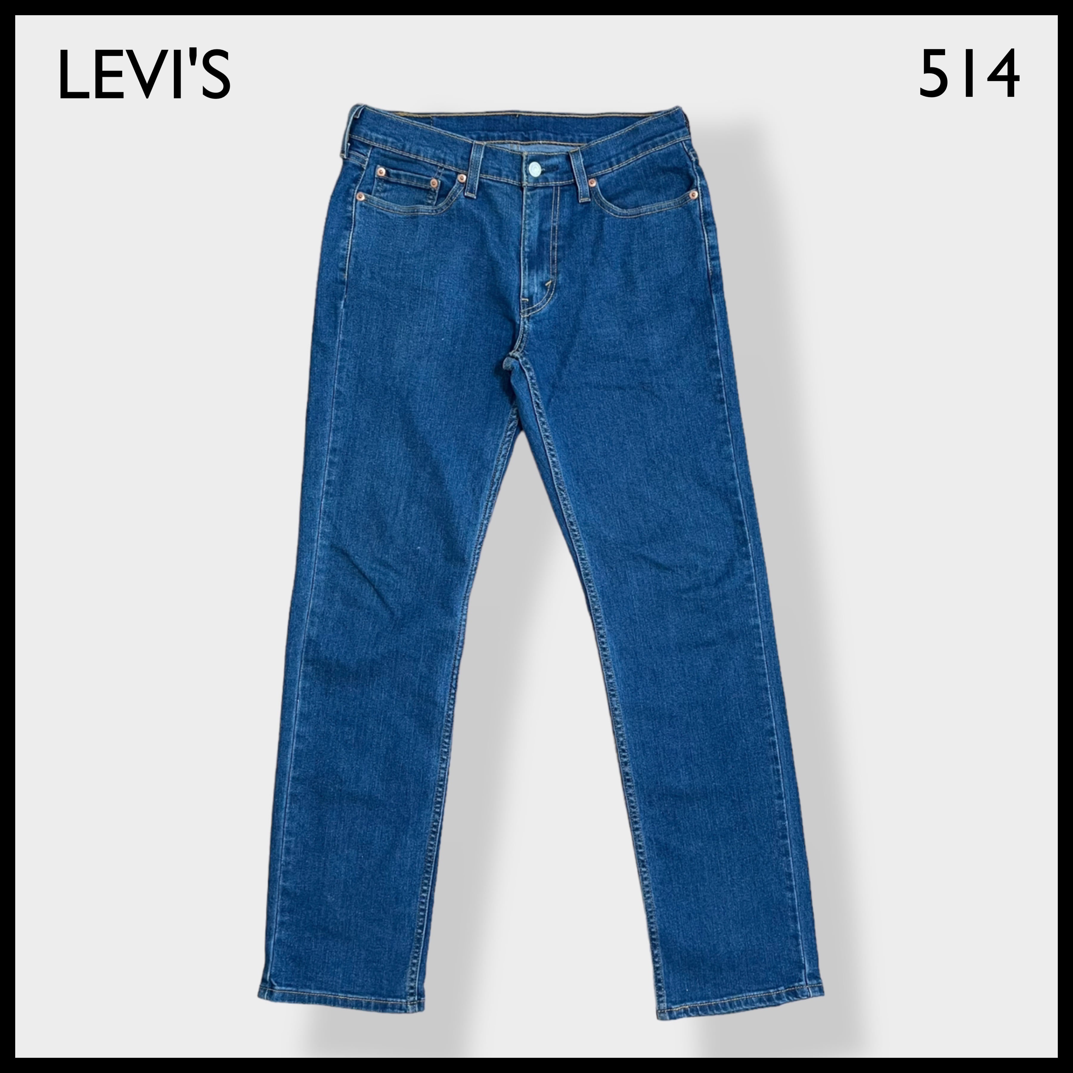 LEVI'S  デニム ジーンズ ジーパン 濃紺 Straight ストレート