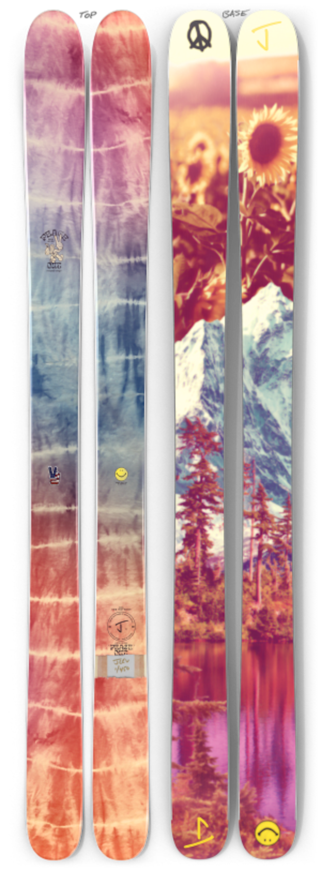 【予約】J skis - ホットショット「ピースアウト」限定版スキー【特典付き】