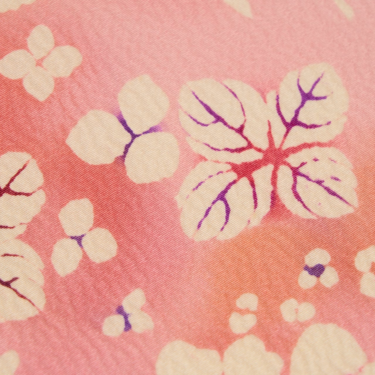 伊砂利彦 草花の模様 型染名古屋帯【未着用品】 | かわの屋