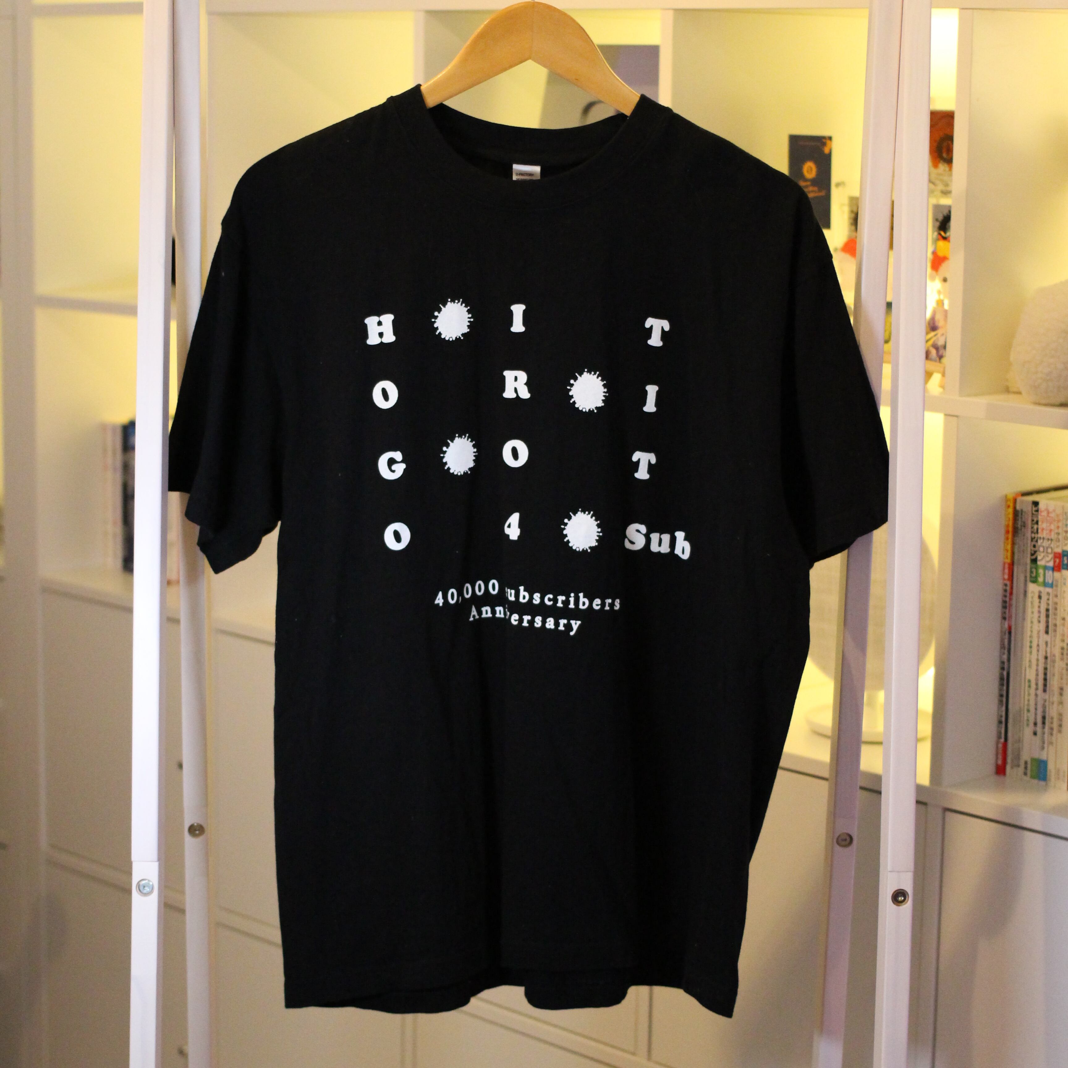 ※二宮着用※【ClubZERO限定】ヒトリゴト登録者4万人記念Tシャツ(L)※発送時期:11月末~12月初旬頃