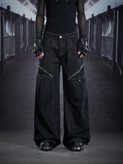 Industrial Zip Baggy Denim
