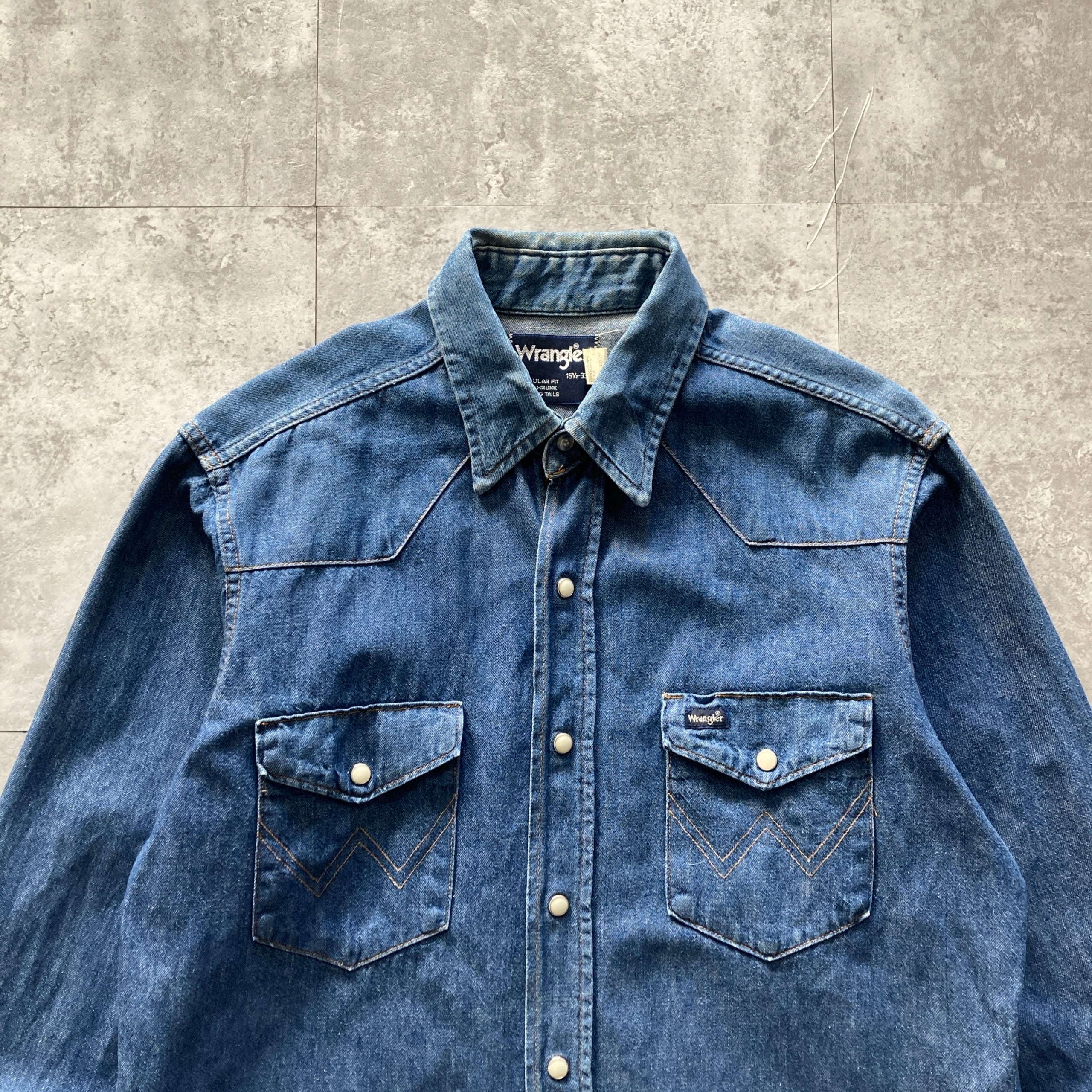 Size.15】80s Wrangler 70127MW ラングラー 80年代製 USA製 アメリカ製