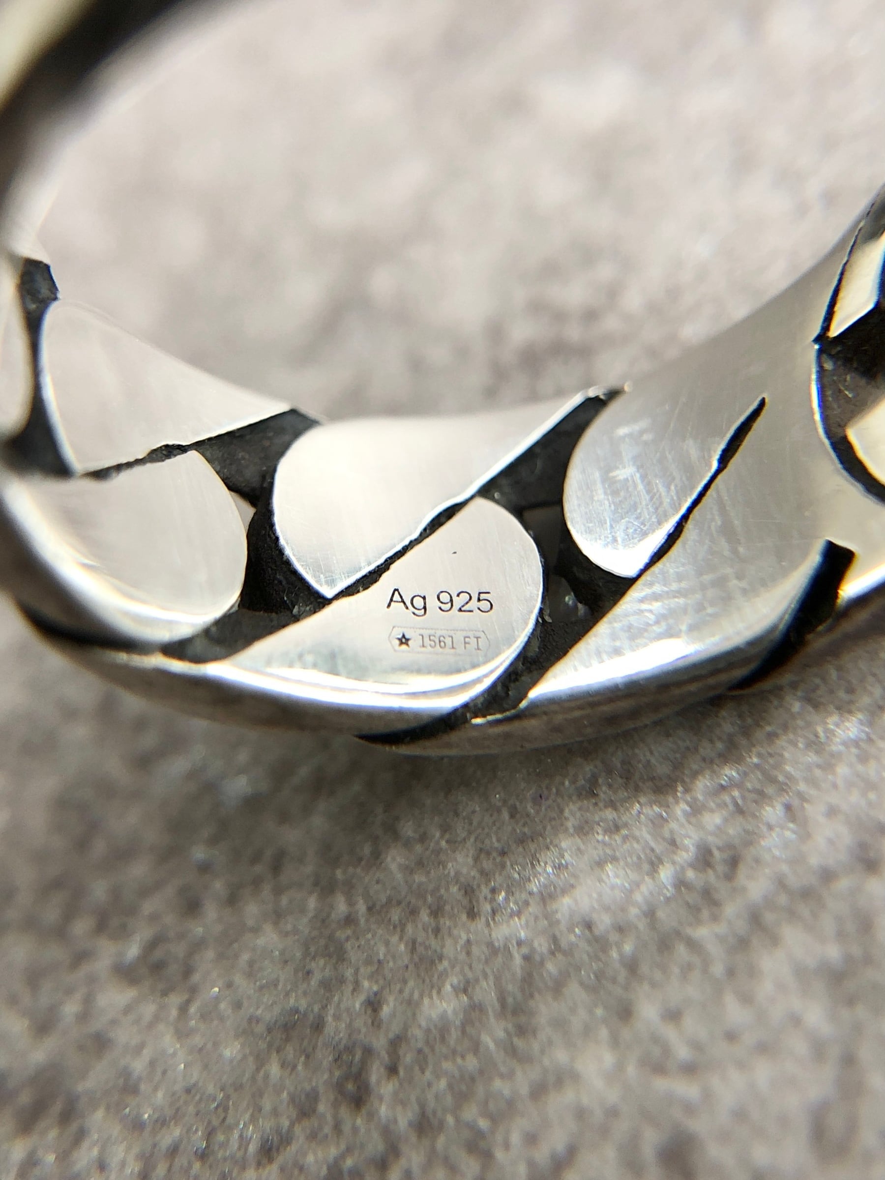 【14号・美品】グッチ　インターロッキング　リング　指輪　シルバー　サイズ15 GUCCI グッチ 指輪 14号 シルバー インターロッキングG 925 リング