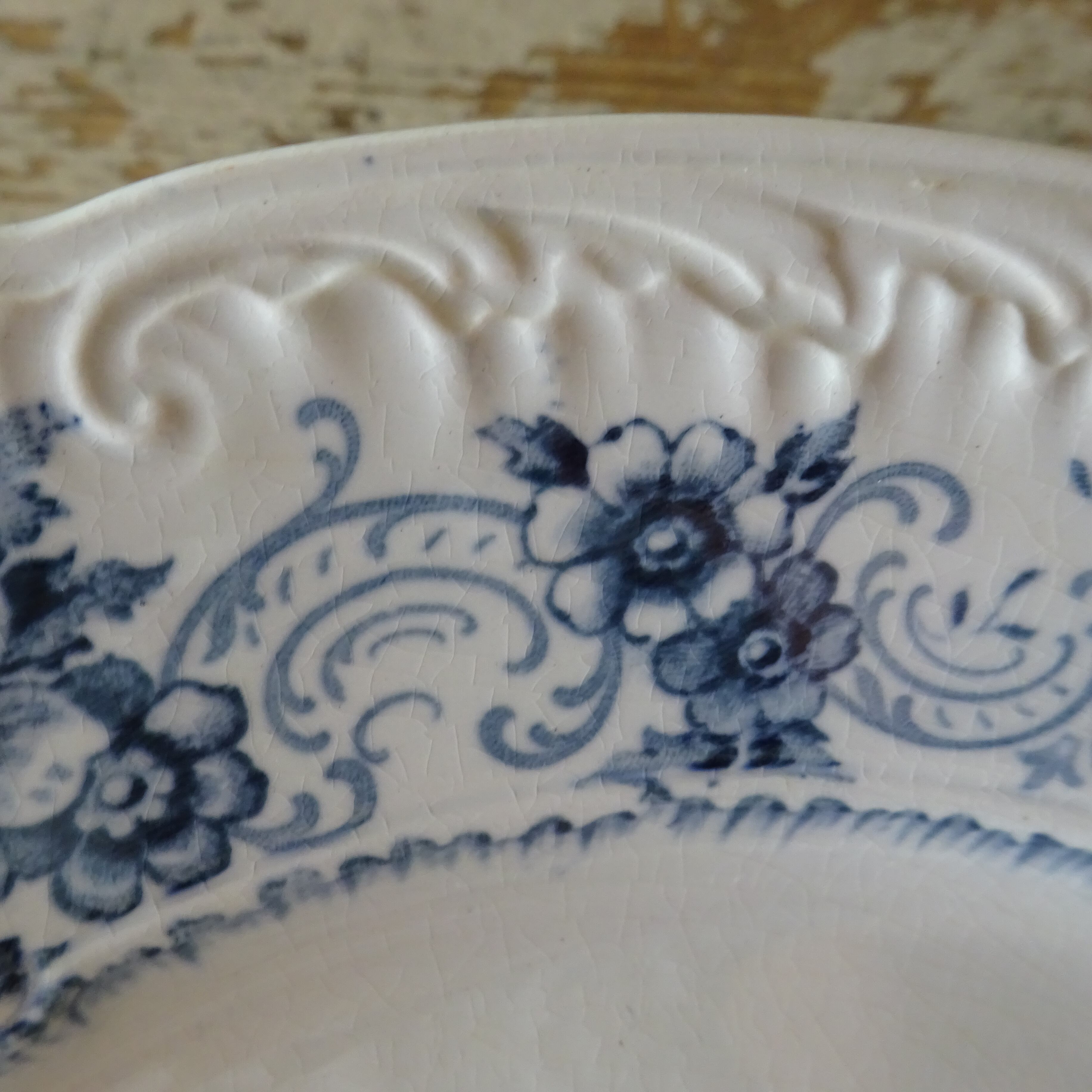 【 Nouveauté 】☆U & C SARREGUEMINES modèle《AÏDA》assiette plate (C)