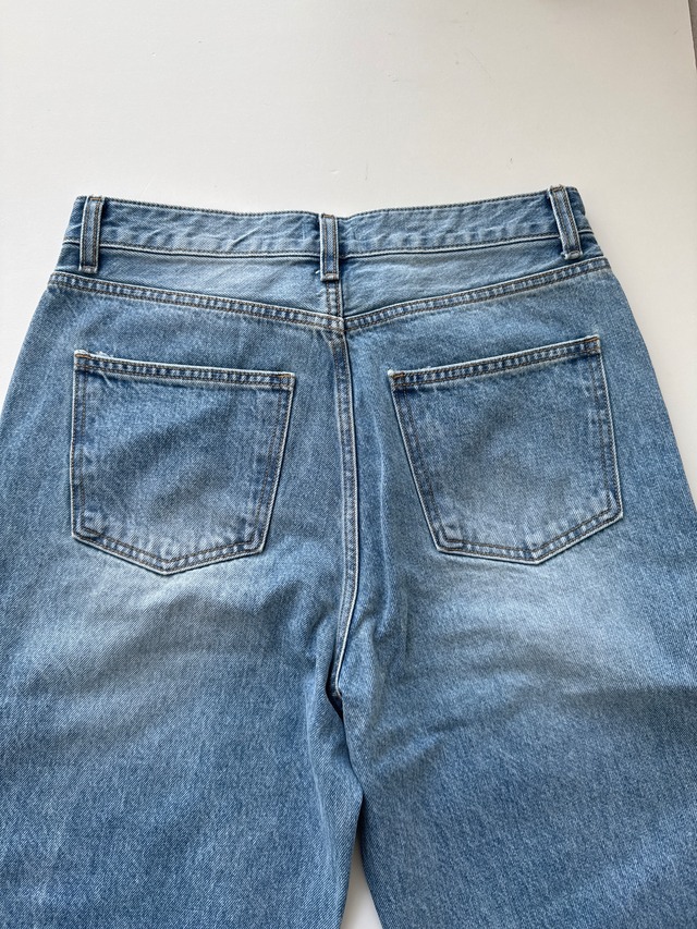 (即納) taffeta / Cosmo denim pants 1color