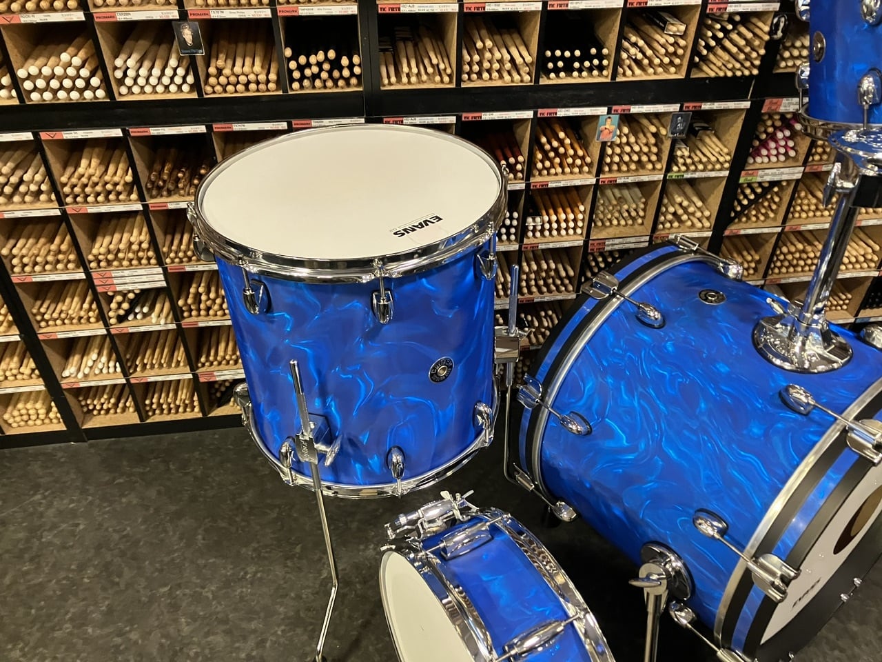 USED] GRETSCH Catalina Club 4pc DRUMSET 18BD 12TT 14FT 14SN CT1