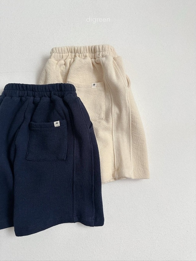 【 digreen / 予約 】Moss bermuda pants