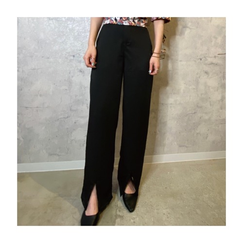 select 12015：front slit pants