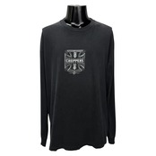 【WEST COAST CHOPPERS】ウエストコーストチョッパーズ "IRON CROSS & LOGO" ロングスリーブTシャツ
