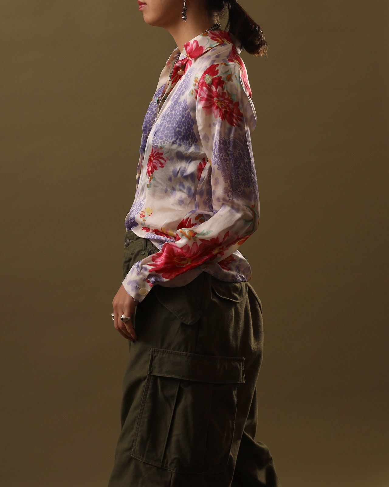 1980's Emanuel Ungaro / Flower Shirt