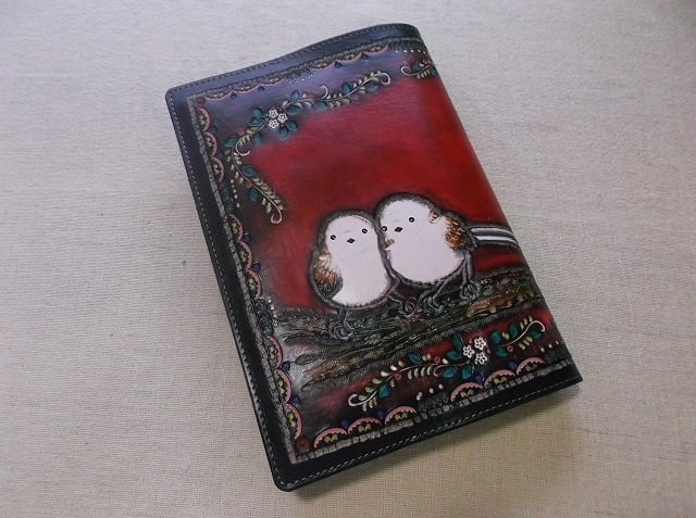 ほぼ日手帳weeks対応 レザー手帳カバー 拭き染め＆刻印 | 8peaks