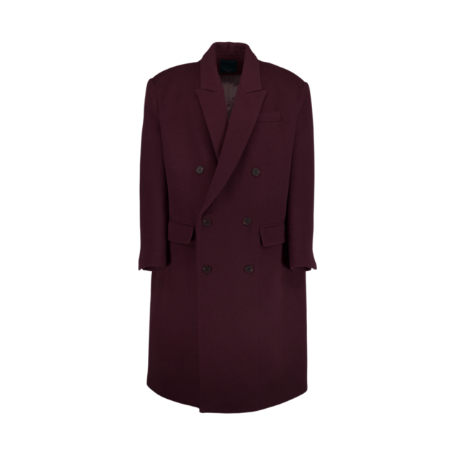 [UNDERMYCAR] Undermycar 25FW Over Boxy Fit Tailored Coat Burgundy 正規品 韓国ブランド 韓国通販 韓国代行 韓国ファッション アンダーマイカー 日本 店舗