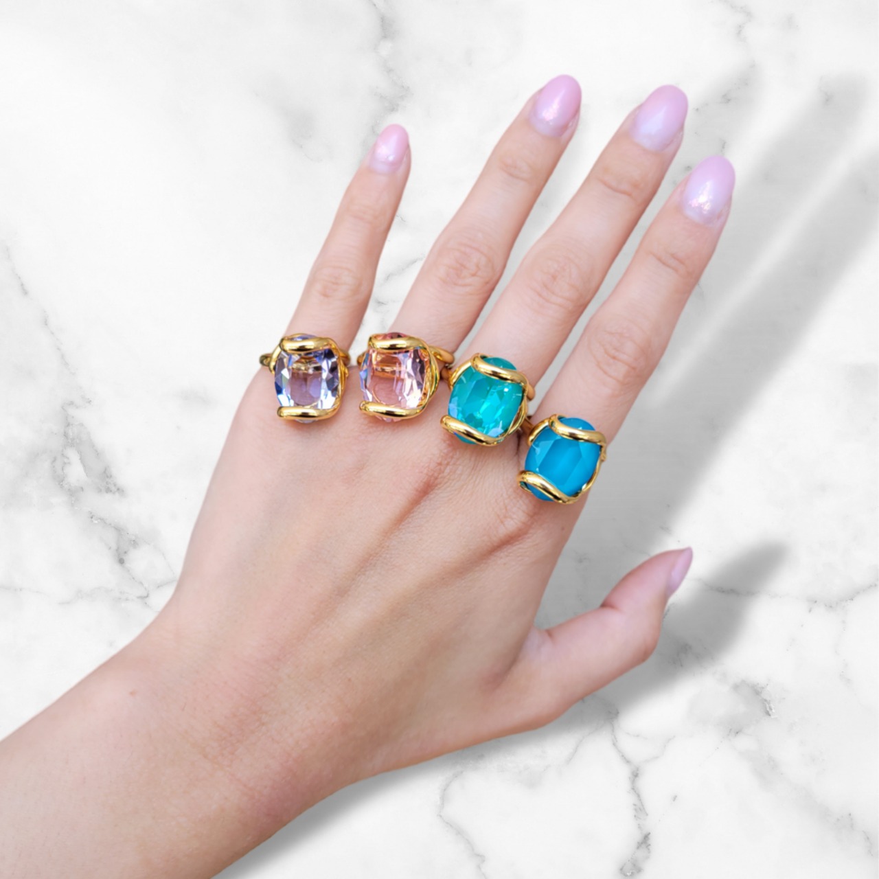 【即納】OVALE  *lavender*  -anelli-