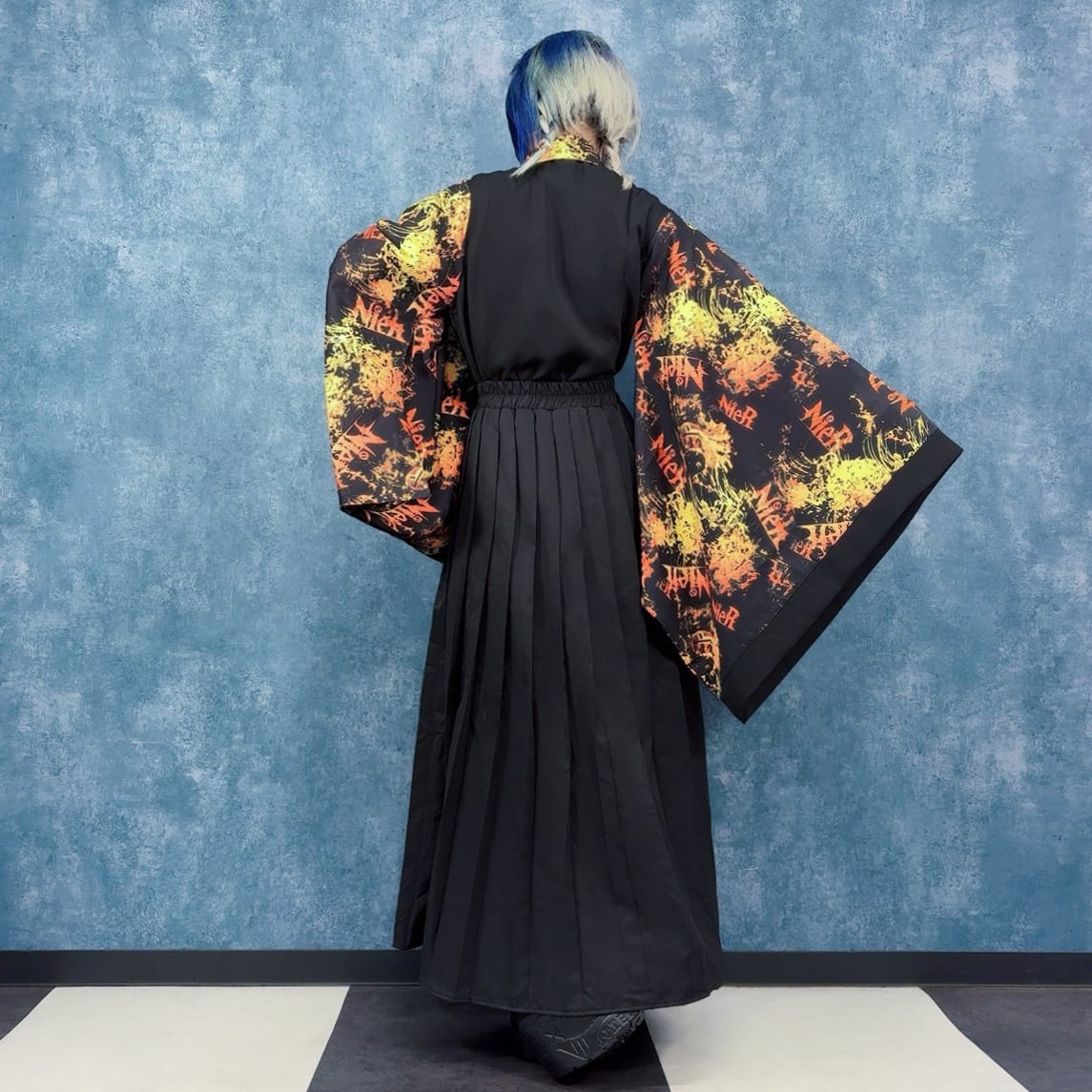 彼岸花2WAY着物風袖シャツ【焔華】 | NIER CLOTHING