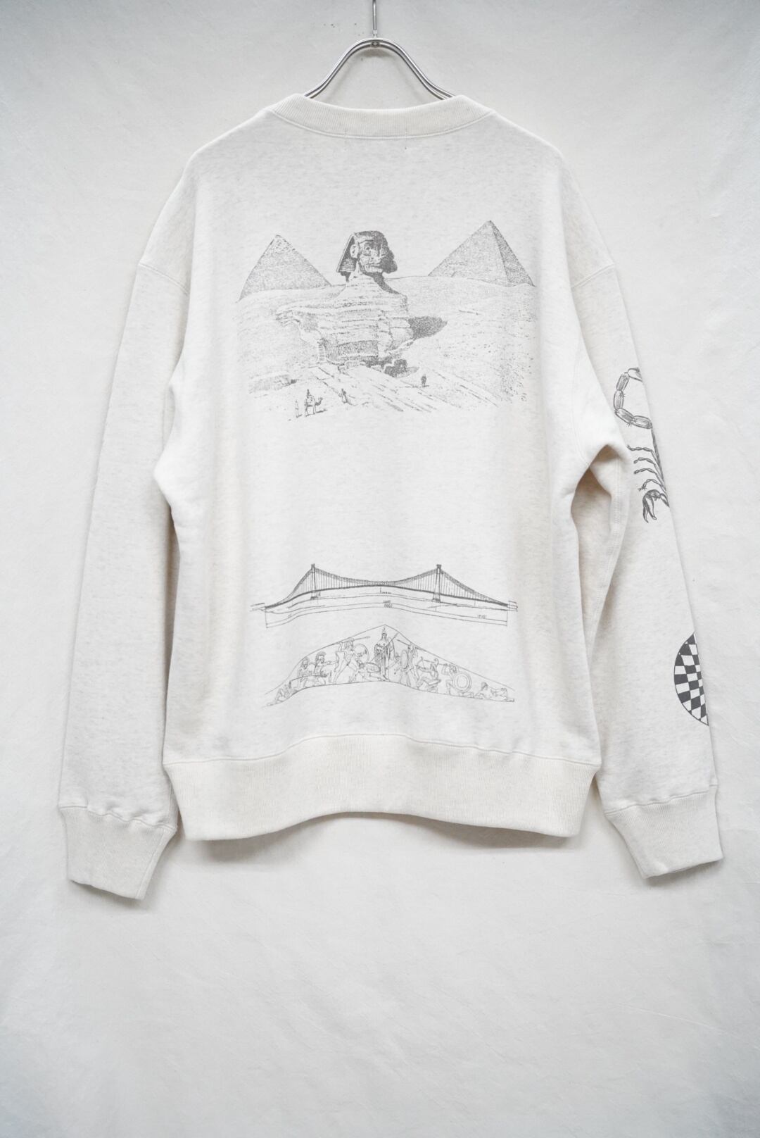 新品 ensou. Multi-print Sweatshirt S-