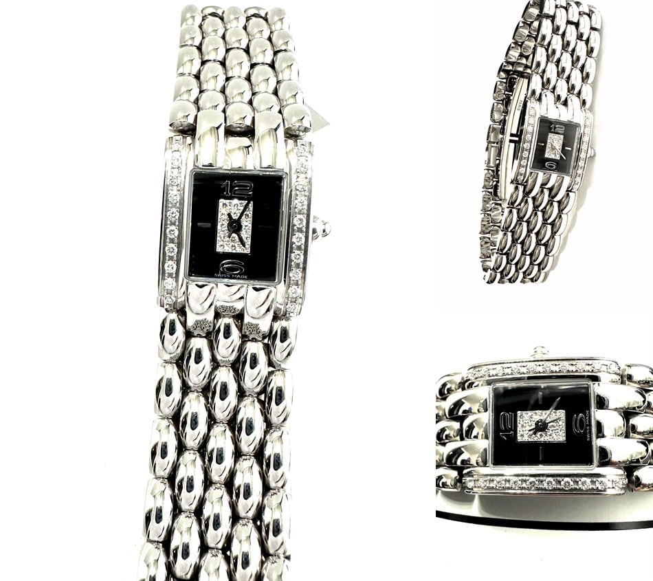 CHAUMET ショーメ ケイシス ダイヤモンド パヴェ Qz クォーツ 時計