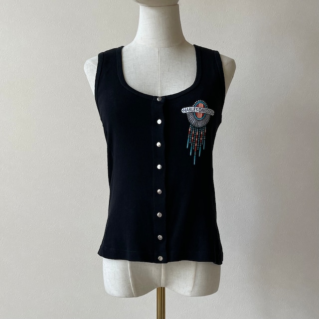 HARLEY-DAVIDSON 90s Print Tunk Top W189