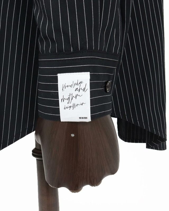 【GLIMCLAP】ピンストライプシャツ　(201-011-gls-cg)