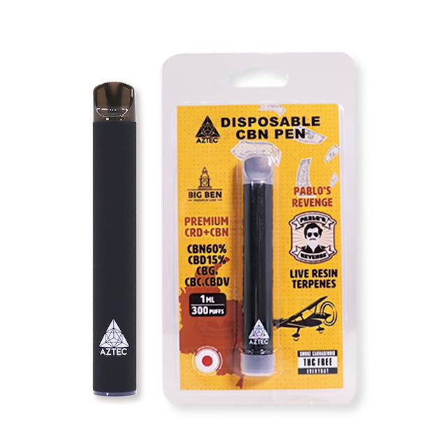 CBN60% CBD15% DISPOSABLE CBN PEN 1ml CBN600mg  CBD150mg〈 PABLO’S REVENGE〉