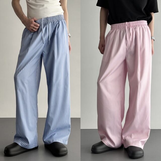 予約販売】 ボトムス パンツ メンズ ストレート ピンク ブルー