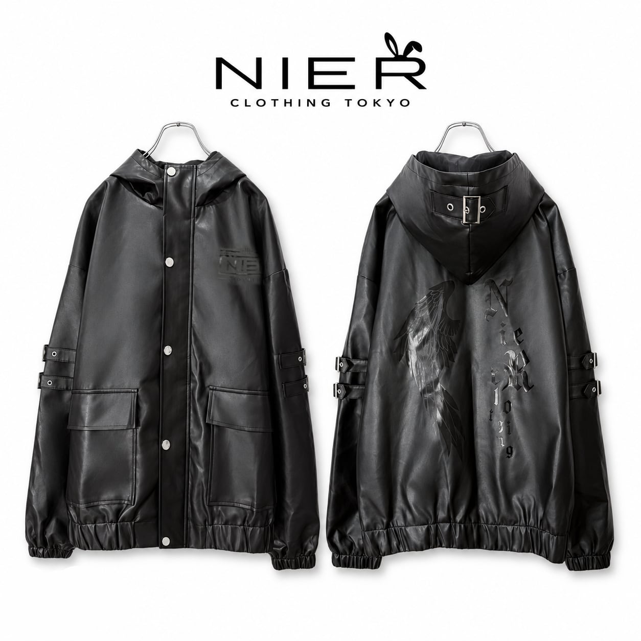 BELTED HOOD RIDERS JACKET【WING】 | NIER CLOTHING