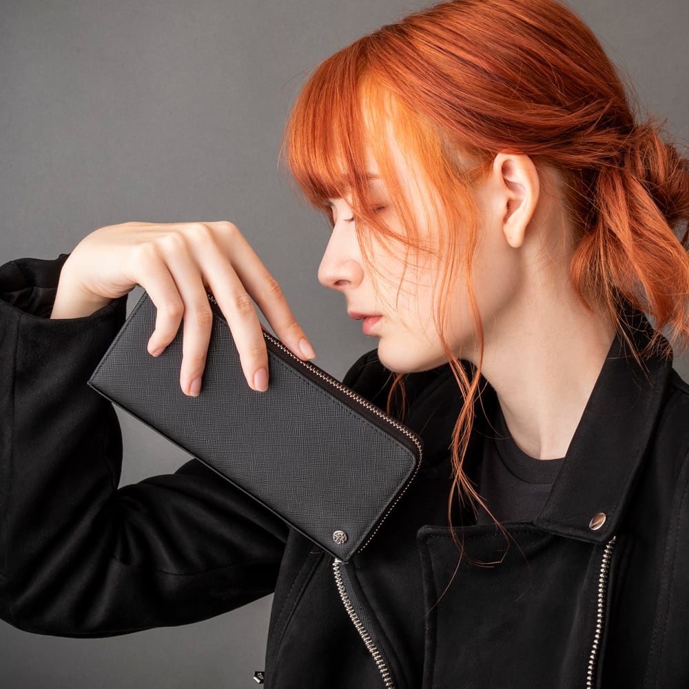 財布売り上げランキング5位】L字スリムサフィアーノロングウォレット