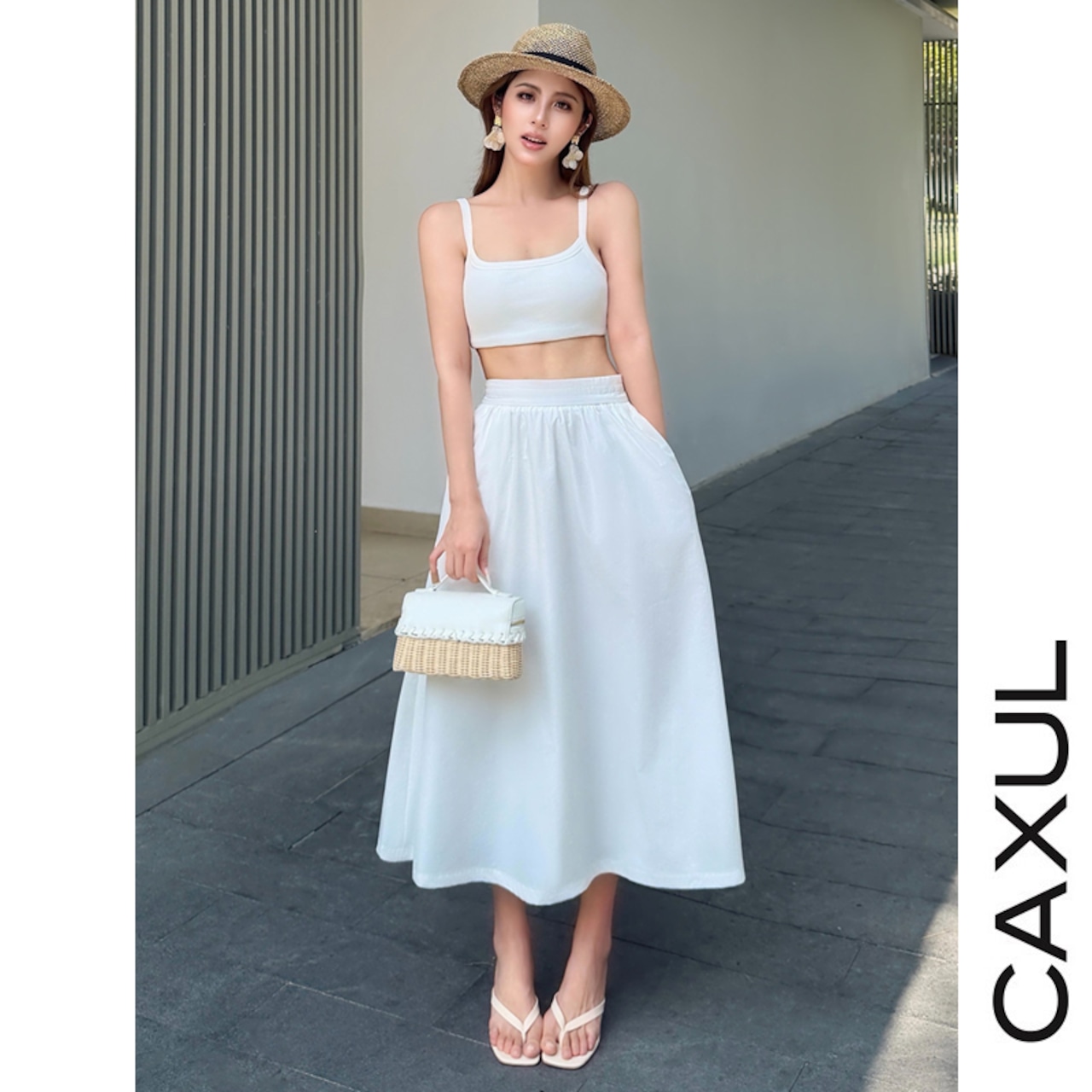Minimal French Umbrella Skirt/2color