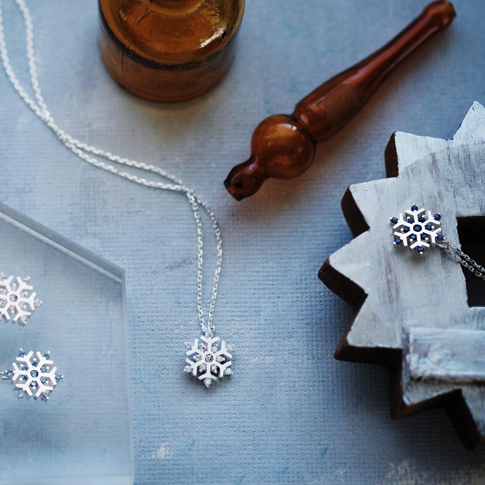 雪の結晶 ネックレス シルバー925 | クラウドジュエリー(Cloud-jewelry