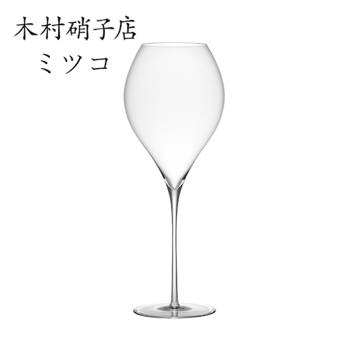 木村硝子店 ミツコ 24oz ボルドー ハンドメイド ワイングラス