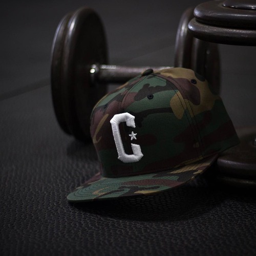 C Snapback - Camo/White