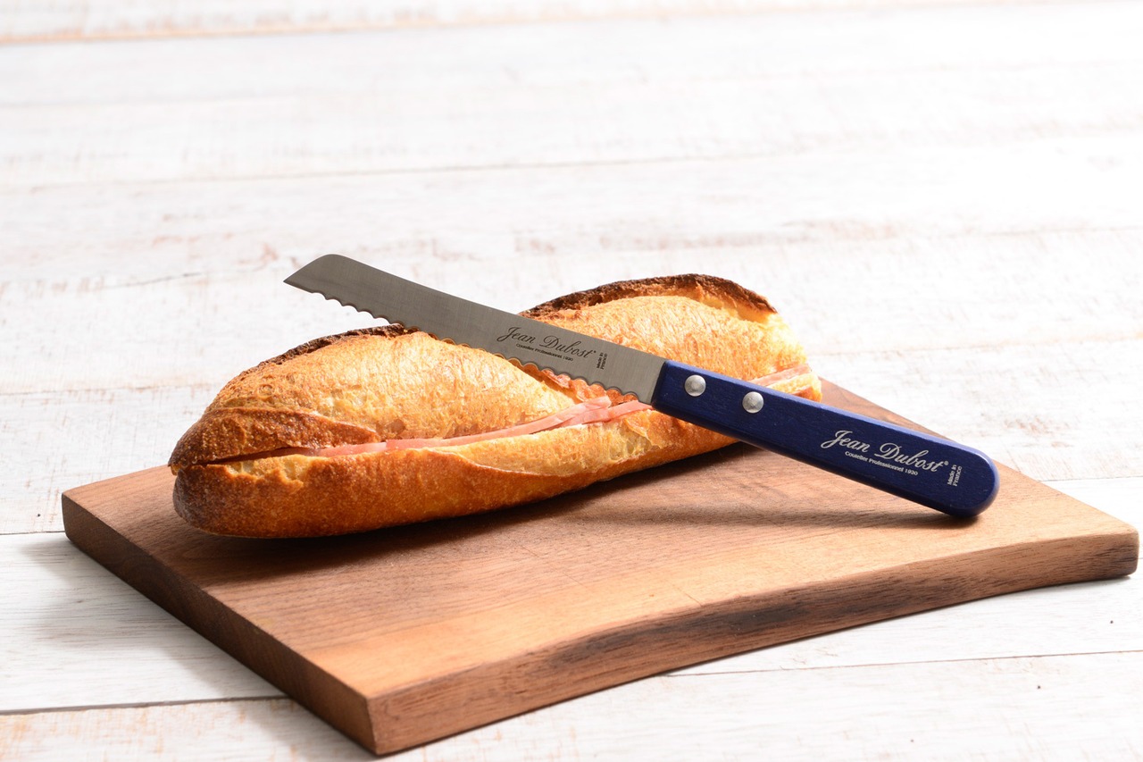 ジャンデュボ　ウッドハンドル　ミニブレッドナイフ