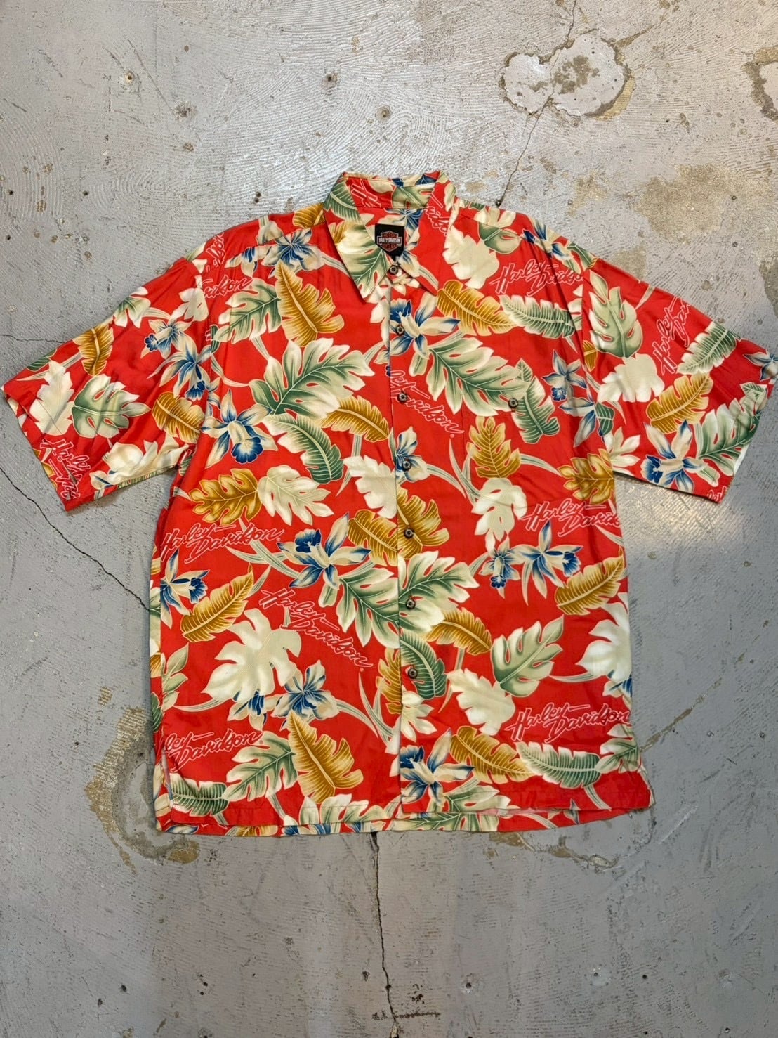 VINTAGE 1950's SEAWANEE PRINT FLANNEL SHIRT OPEN COLLAR | vintage