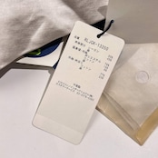 新品 タグ付き リネン混 HIROKO BIS ヒロコビス 切替デザイン 春夏ジャケット 13AB/アイボリー系 レディース