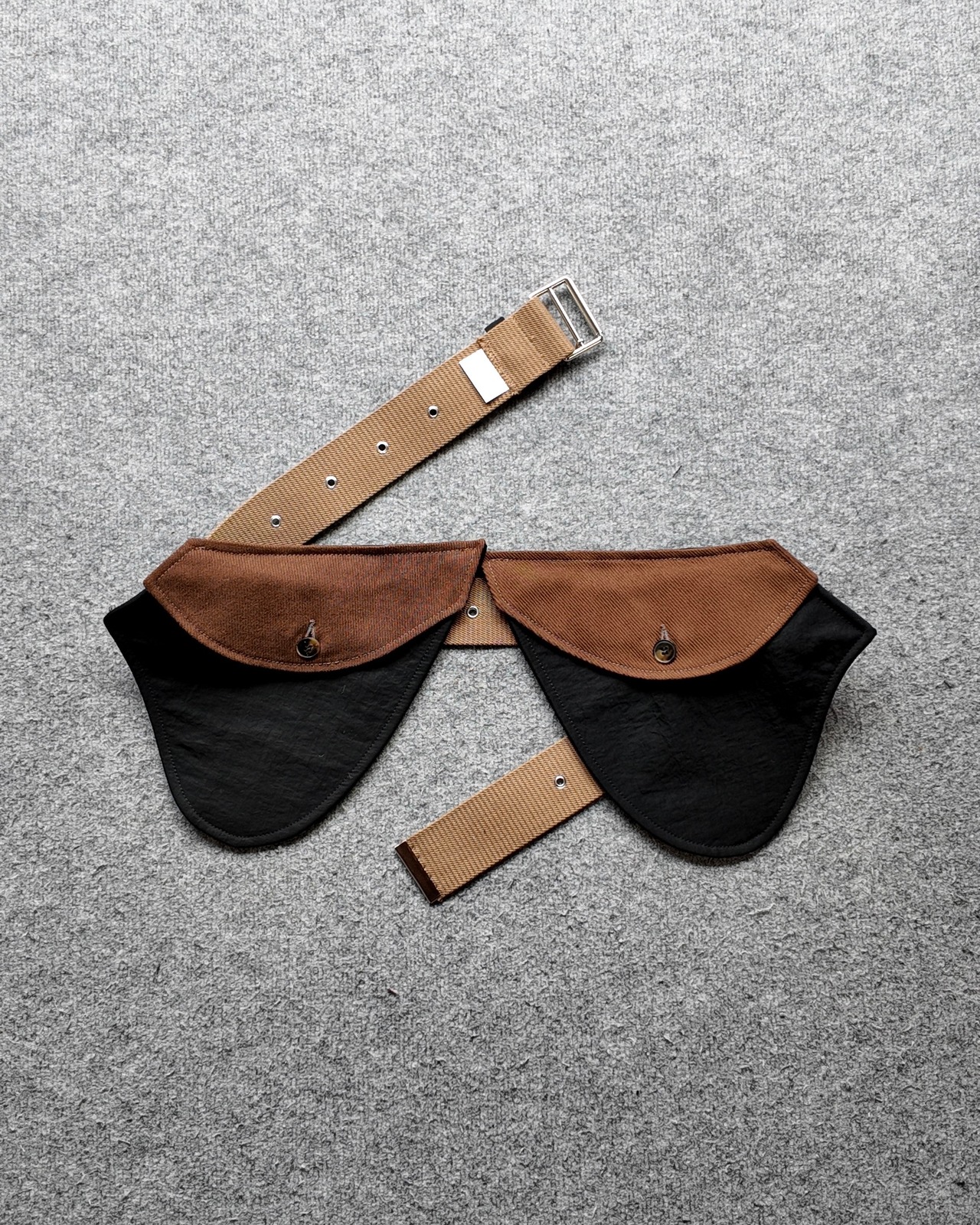 【26/AW STRONGTHE】DENIM / CANVAS PETALS BELT
