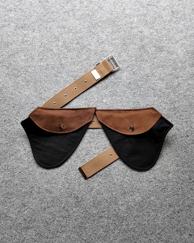 【26/AW STRONGTHE】DENIM / CANVAS PETALS BELT