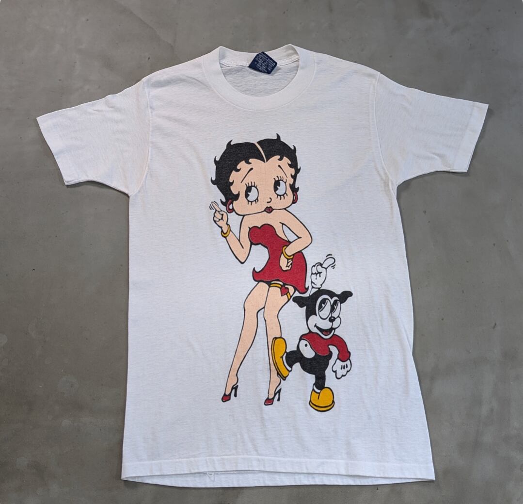 80s Betty Boop print tee 小岩店