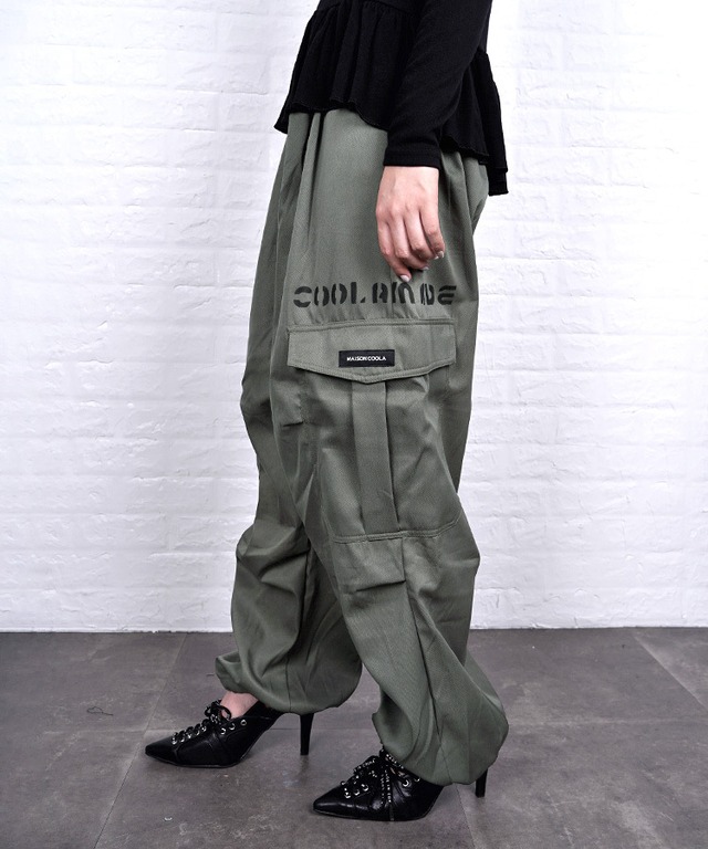 【直営店限定ITEM】ペイントルーズミリタリーパンツ (KHAKI)　CQ-47126H