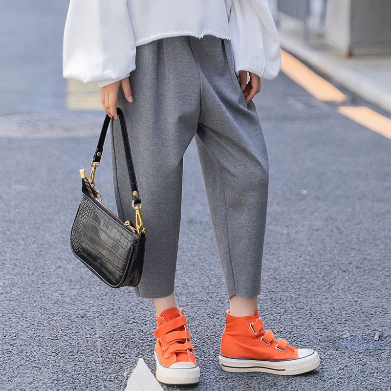 カジュアルパンツ スプリングスタイルルーズオータム 春物 秋物 トレンディボーイ69451035635