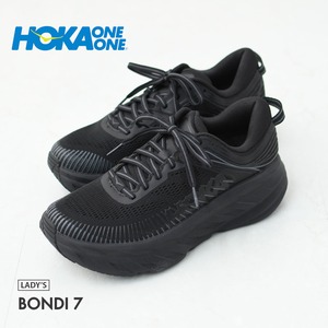 HOKA ONE ONE [ホカオネオネ] W BONDI 7 [1110519] ボンダイ7・タウンシューズ・ロードランニング・ クイックレース・厚底・クッション性・アウトドア・スニーカー・LADY'S [2026SS]
