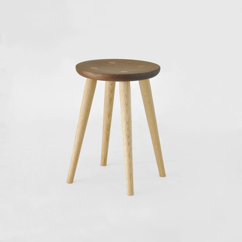 円スツール　ブラックウォルナット　en [ circle ] stool - Black walnut