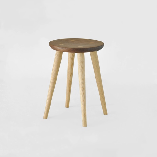 円スツール　ブラックウォルナット　en [ circle ] stool - Black walnut