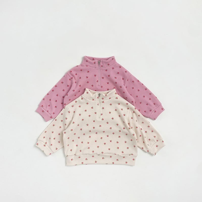 【BABY】秋新作 花柄セットアップ