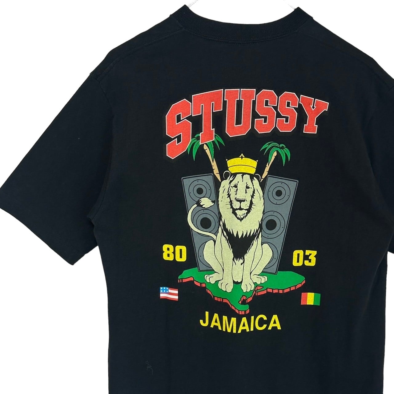 stussy ステューシー Tシャツ バックロゴ プリント ジャマイカ stussy ステューシー Tシャツ バックロゴ プリント ジャマイカ