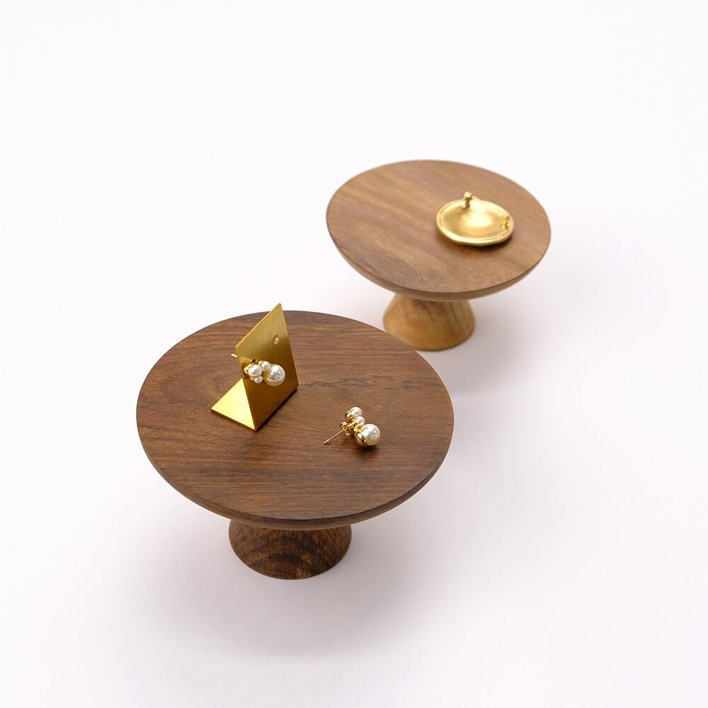 NEW木製スモールコンポートMサイズ ジュエリー什器 1個単位 SI