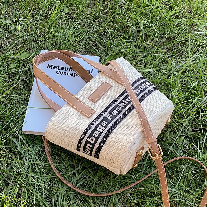 サマーレッド 夏物 ストローバッグ メッセンジャーバッグ Tiancai_Wing_Bag28672054626