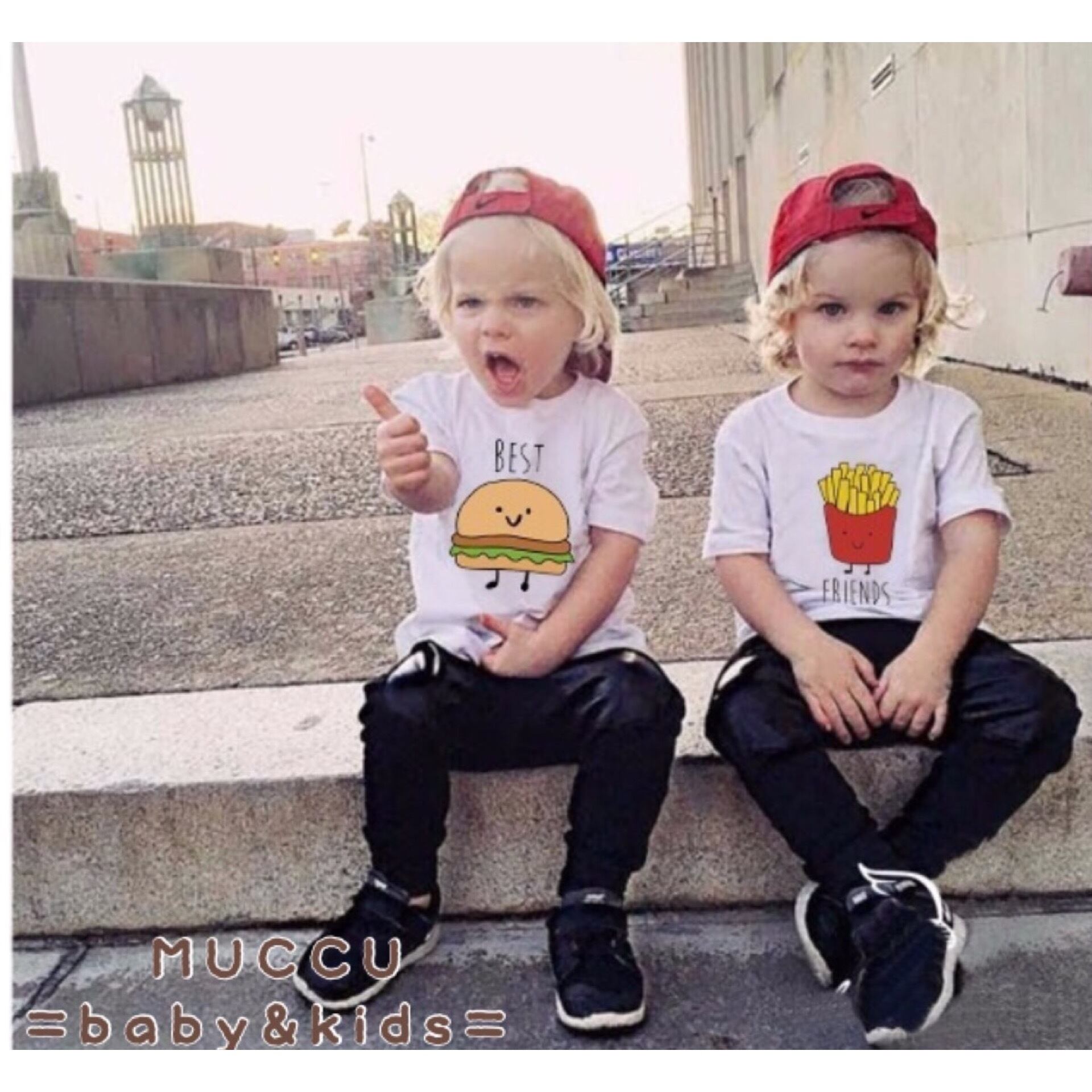 送料無料！ 【予約販売一部即納】可愛すぎるハンバーガーorポテトT